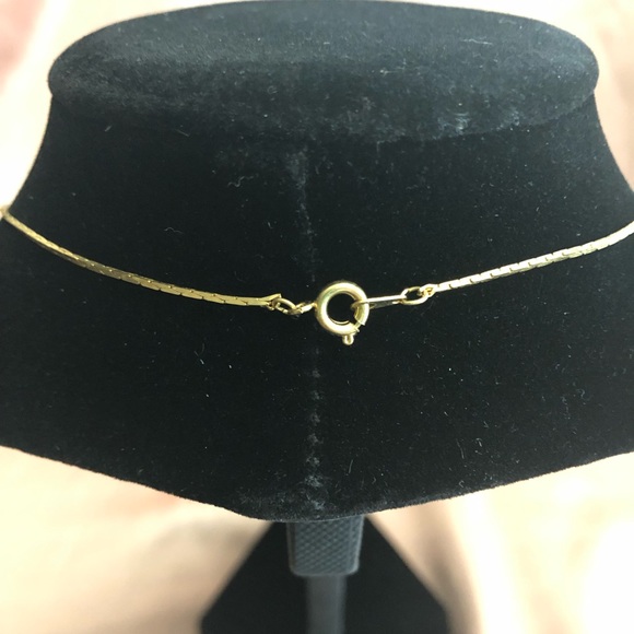 Gold Toned Elephant Necklace - Picture 4 of 4